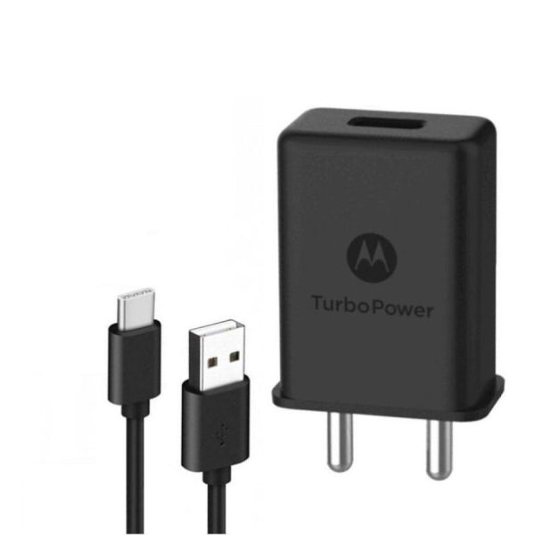 MOTOROLA TURBO 15W CHARGER WITH TYPE-C CABLE | Mehta Agency Mobile stores  Ahmedabad